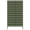 Privacy Screen Olive 100 X 50 X 180 Cm Steel