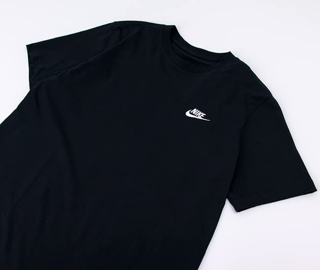 Nike Sportswear Club Size M 013 Black Men's T-Shirt [AR4999]