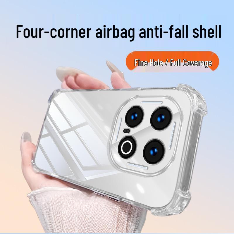 

iQOO13 Airbag Anti-Drop Transparent TPU Case - Full Coverage, Premium Feel, Ins Style iQOO13