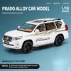 1/18 Scale Toyota PRADO Large Off Road SUV Vehicle Alloy Diecast Metal Car Model Boutique Collection Hobby Decoration Gift for Friend
