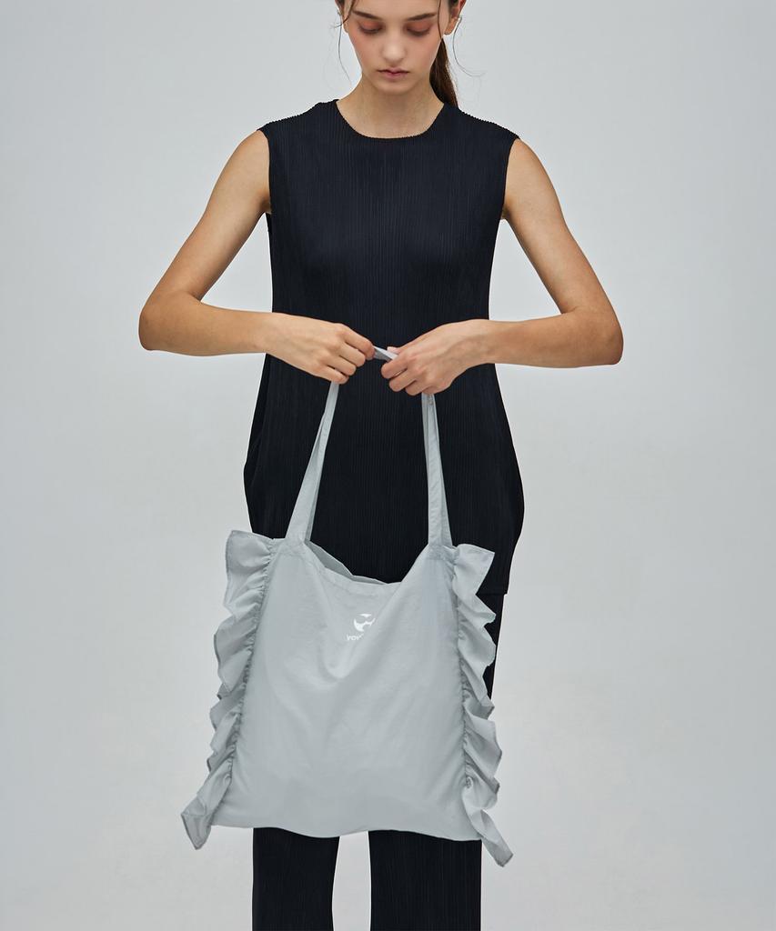 Yoyoyoy Cloud Frill Tote Bag_3Colors