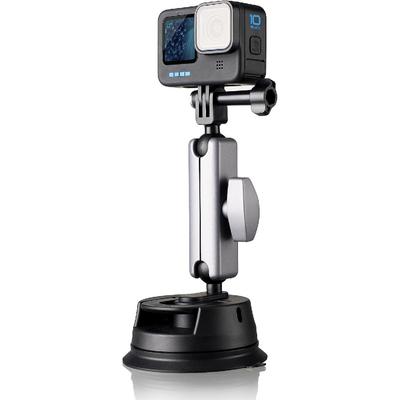 Go Pro držiak na prísavku, akčná kamera Výkonný držiak na prísavku s 360° guľou s dvojitou hlavou pre Insta-360 X3 X2 Hero 11 10 9 8 Príslušenstvo