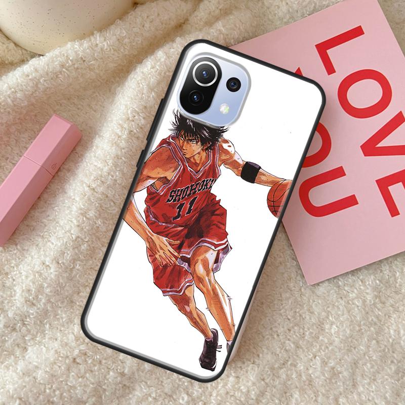 Anime Slam Dunk Back Case For POCO X4 Pro F1 F2 F3 X3 GT M3 M4 X3 Pro Cover For Xiaomi 11T 12 Pro 11 Lite