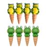4 Pieces Frog Shaped Plant Watering Spike Automatic Drip Irrigation System Planter Insert Automatic Plant Potted Watering Stake