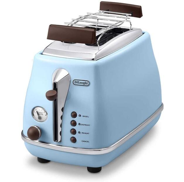 

Тостер DeLonghi CTOV 2103.AZ Vintage Icona