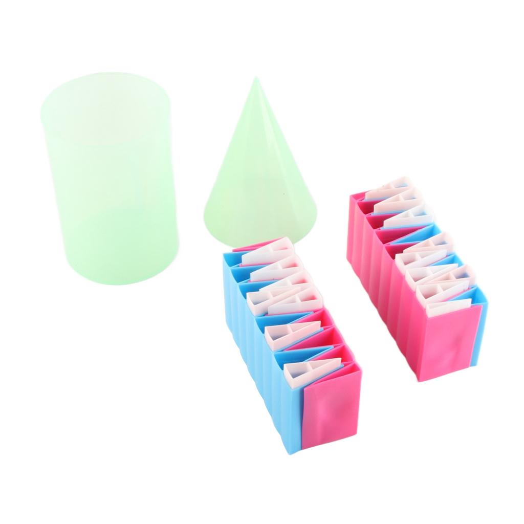 Geometric Shapes Volume Demonstrator Cylindrical Cone Shape Model Teaching Tools