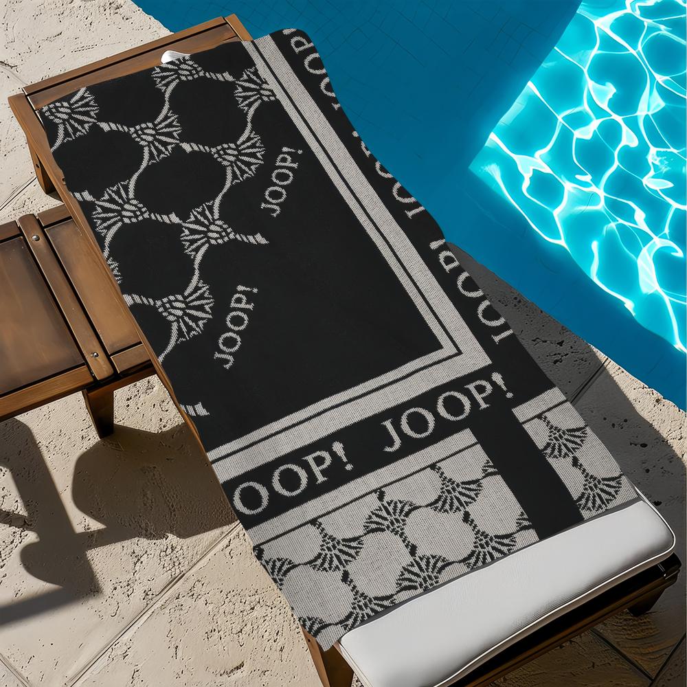 

JOOP! Absorbent Beach Towel, Quick Dry Microfiber Bath Towel, Luxury Print Soft Towel for Beach Pool Travel Bath Towel W40*H60(CM)