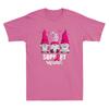 Gnomes Support Squad Funny Breast Cancer Awareness Gift Vintage Unisex T-shirt