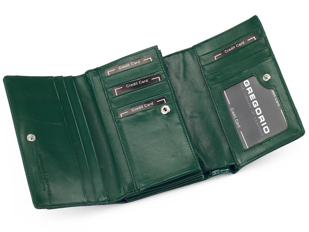 Leder Damen Geldbörse Gregorio LN-112