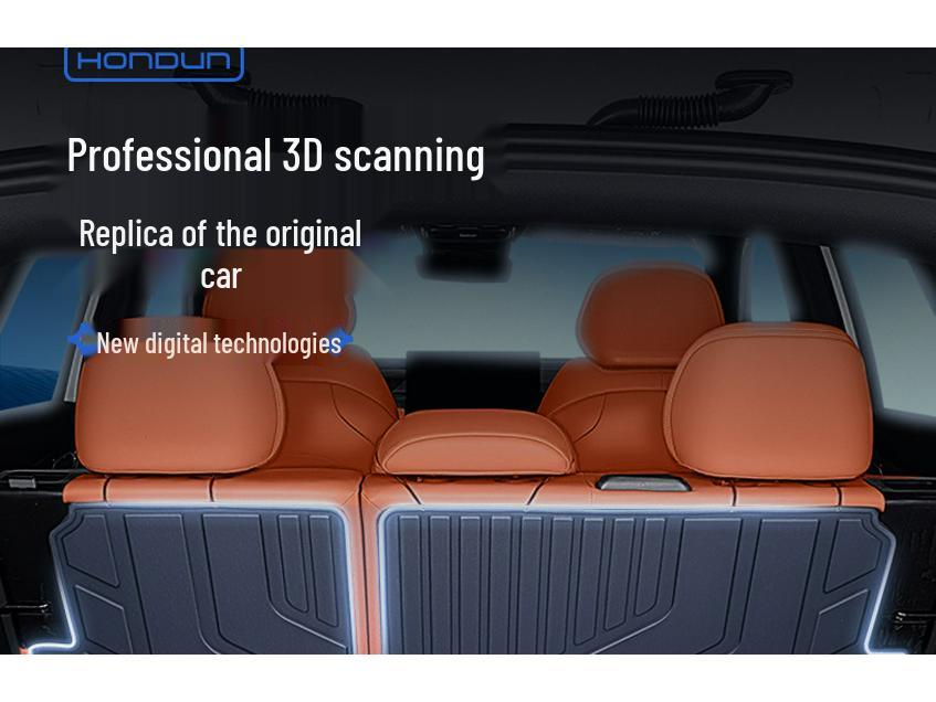 L6 Trunk Mat TPE25: Integrated Tail Box Mat for Car Interior Decoration and Modification.