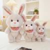 Couple Bunny Doll Plush Toy Bib Bunny Doll Girl Muppet Valentine's Day Gift
