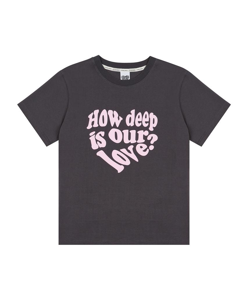 LUVISTRUE Dn Luv Tee(Charcoal)