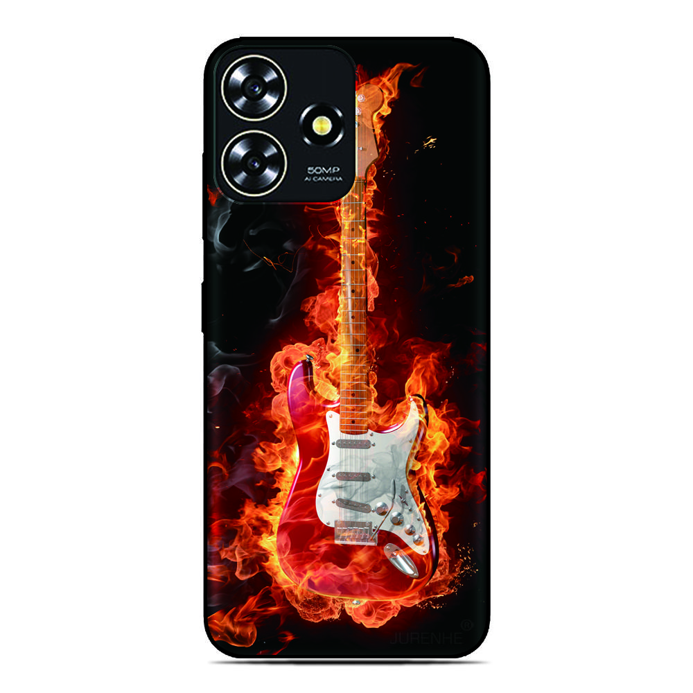

Flame Musical Phone Case For Blackview Wave 9C 8C 6C Shark 9 Color 8 A100 A96 A95 A90 A85 A80 A70 A55 A53 A52 A200 Pro Cover Blackview Wave 9C