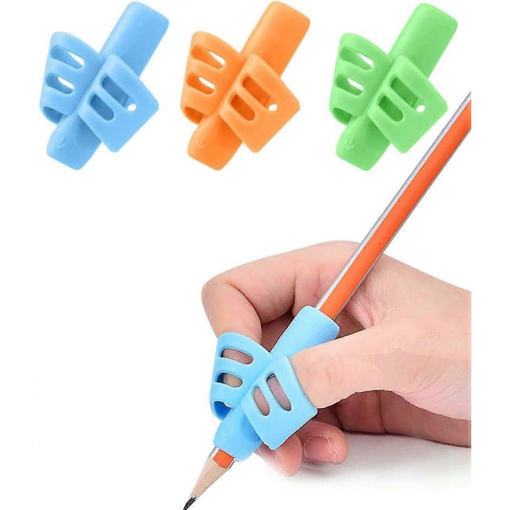 (3 PCS)Pencil Grips for Kids Handwriting Pencil Gripper Pencil Holder Posture Correction Training Writing AIDS for Preschooler Kids Toddler Children S