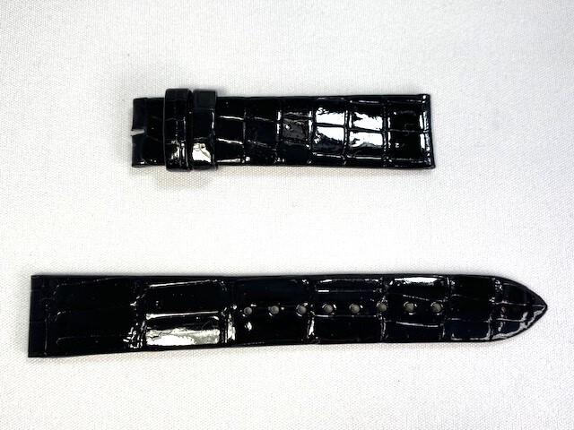 Grand Seiko C00701119 18mm Leather for Strap, Crocodile, Black, SBGW039/9S64-00B0
