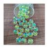 Transparent Color Football Beads AB Round Acrylic Beads Straight Hole Loose Beads  DIY Bracelet Jewelry Making