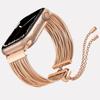 Strap for Apple Watch Band 49mm 45mm 41mm 44mm 40mm 42mm 38mm Women Steel Chain Bracelet IWatch Ultra SE Series 9 8 7 6 5 4 3 2