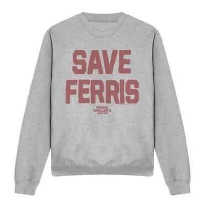 Ferris Bueller's Day Off Unisex Adult Save Ferris Sweatshirt