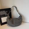 Faux Suede Shoulder Bag for Women, New Autumn/Winter 2026, Trendy, Retro, Large-capacity Single-shoulder Crossbody Bag