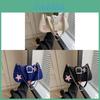 Canvas Star Fashion Chain Crossbody Bag For Street Style Girls
