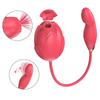 Rose Dildo Vibrator for Women Nipple Clitoris Stimulator G Spot Anal Vibrator Tongue Licking Vibrating Egg Sex Toys Masturbator