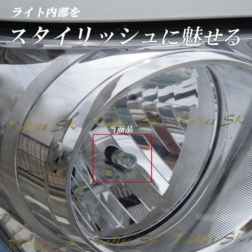 Back Lamp T16 Explosive LED Model Daihatsu Canvas T16 T10 Position Lamp White 6500k Radies SK