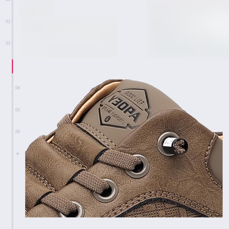 Herren Freizeitsneaker Lederschuhe Outdoor-Schuhe