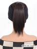 Synthetic Natural Straight Hair Ponytail Extension Wig Black Plush Shade Baseball Cap All-in-one Easy To Wear Hat Wig