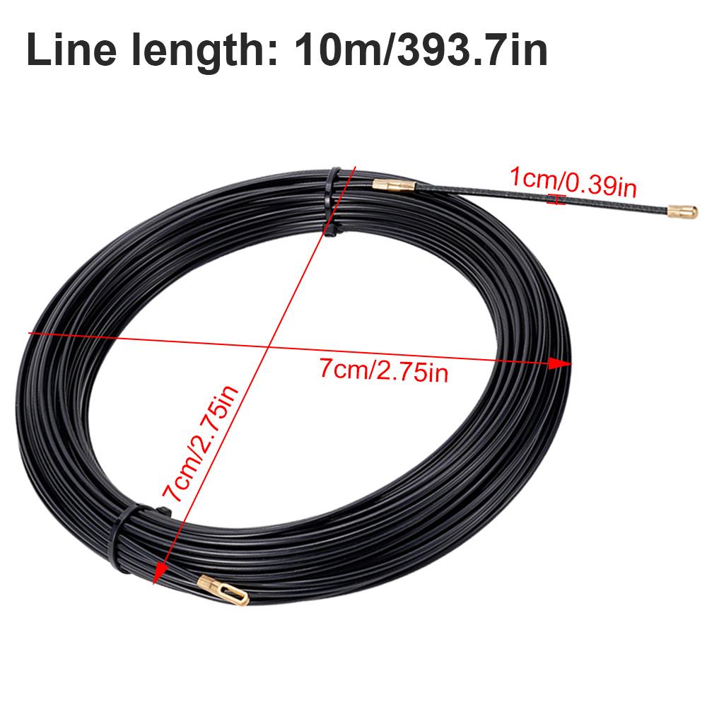 3mm Electric Cable Gland Threading Device 5/10/20/30/50M Nylo Cable Wire Threader Puller Lead Construction Electrician Hand Tool