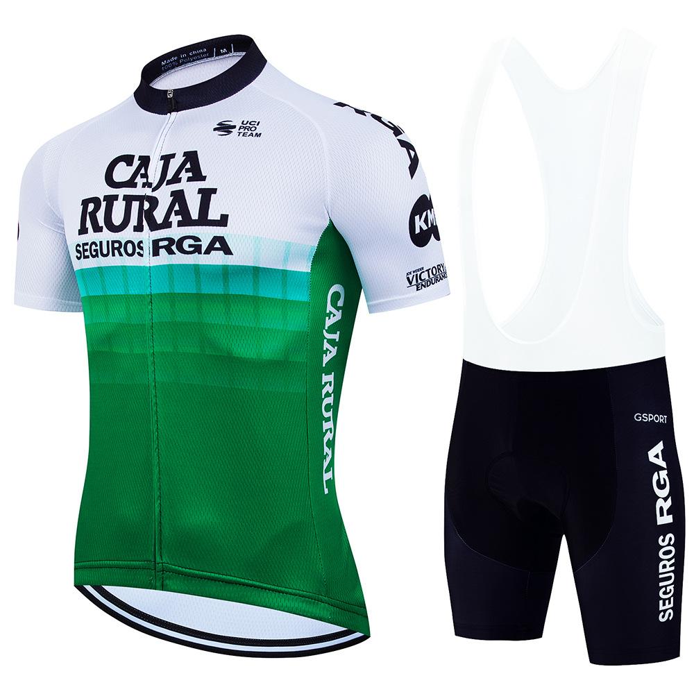 Completo Estivo da Ciclismo Outdoor Edizione Team Strada Mountain Bike Sportivo Top a Maniche Corte Asciugatura Rapida Salopette