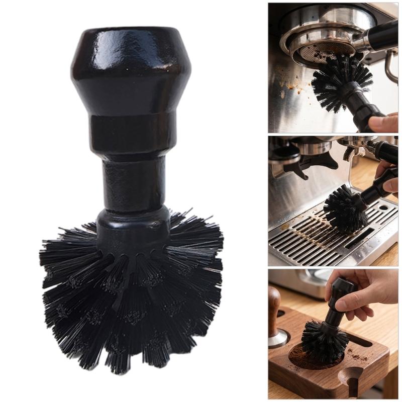 Coffee Portafilter Brush,Professional Coffee Tool Effectively Cleaning,Espresso Machine Portafilter Cleaning Brush