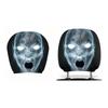 2Pcs Exaggerated Car Pillowcase Cartoon Car Seat Headcover  Halloween Christmas Holiday