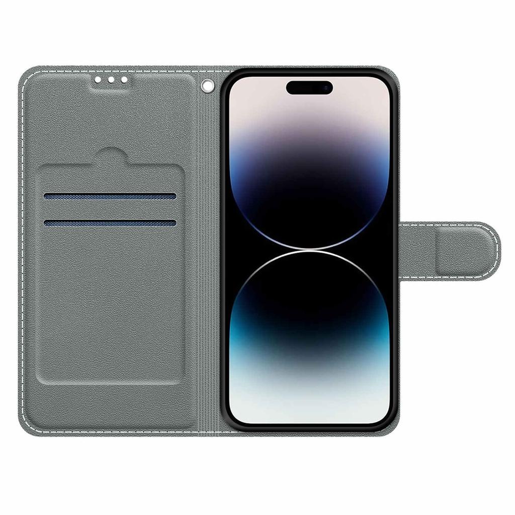 Carteira de couro PU borboleta dourada rosa azul com moldura para foto capa para iPhone Samsung Huawei Honor Xiaomi Redmi Oppo Sony Motorola Nokia Google