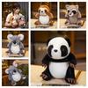 Weiche und kuschelige Panda-, Koala-, Waschbär- und Faultier-Plüschtiere für Mädchen Perfektes Geschenk!