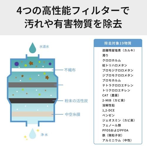 Panasonic Water Purifier Direct Faucet Type Metallic Gray TK-CJ23-H