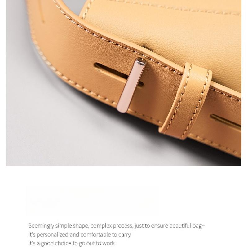 Genuine Leather Women's Messenger Bag Second Layer Cowhide Shopper Shoulder Bag Commuter Bucket Handbag Simple High-quality Female Tote Bag