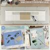 iMAT Flip Cutting Mat, M Type, Double-Sided, TPE, Foldable, Light Gray