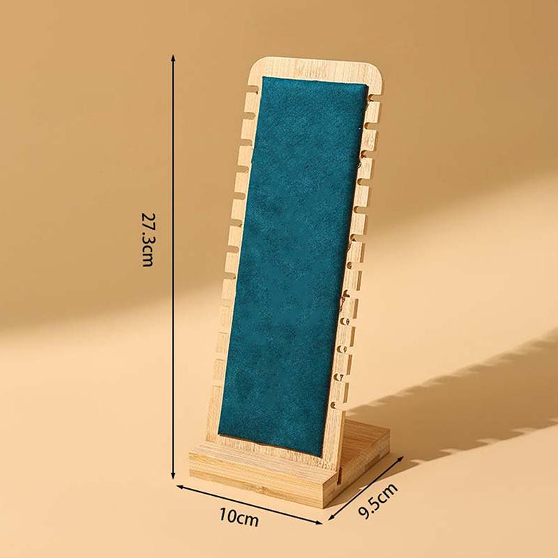 Bamboo Jewelry Display Stand Necklace Display Stand Multiple Necklace Easel Showcase Display Holder For Necklaces