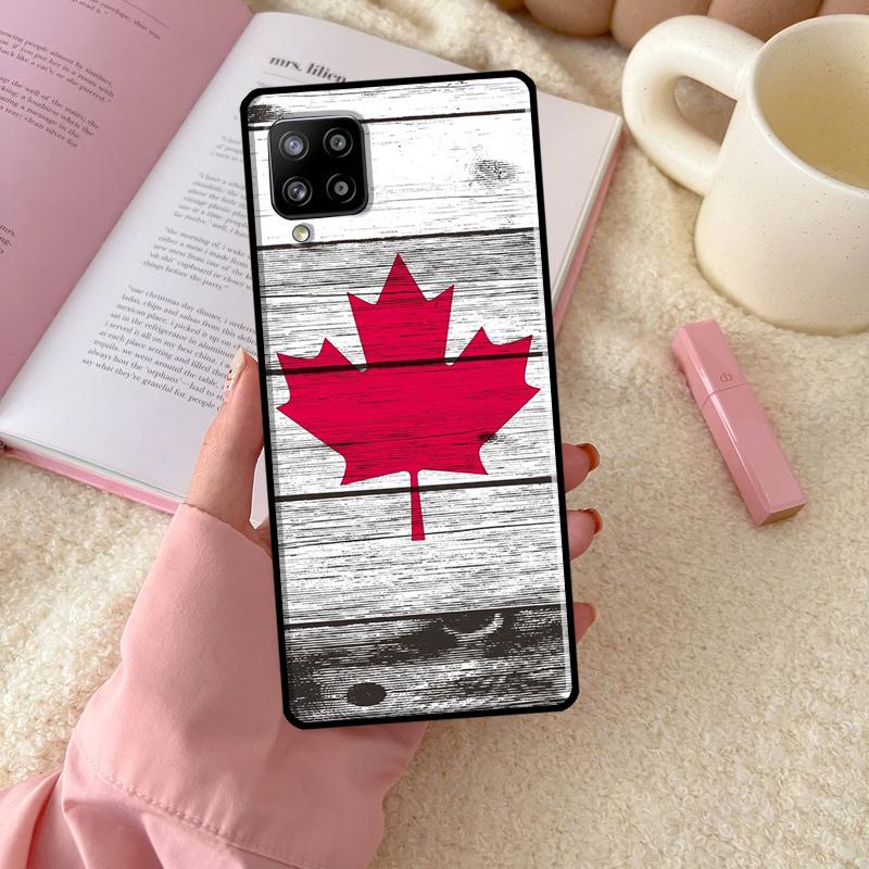 Canada Canadian Flag For Samsung Galaxy A16 A26 A36 A56 A06 A53 A33 A13 A12 A32 A52 A55 A35 A15 A54 A34 A14 Case