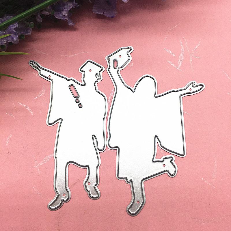 Changed The Style of Doctoral Cap Design for Graduation Season Scrapbooking Craft Die 3D DIY Festival Card Making
