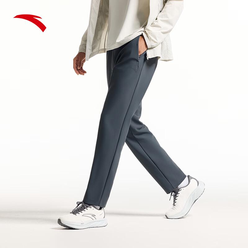Anta Men's Light Warm Fleece Knit Straight Leg Pants