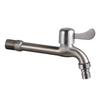 Stainless Steel Dual Outlet Faucet with Extra Long Spout