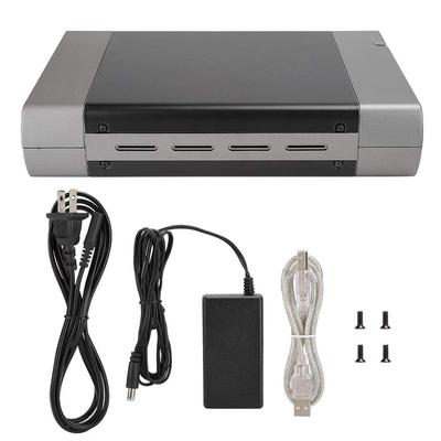 110-240V Security Hot-Swap External Optical Drive, 5.25-inch USB 2.0 Hard Drive for Optical Drive Recorders and DVD Players (U.S. Regulations)