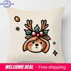 Decorative Cushion Home Living Room Decor Throw Pillow Cover 40*40 40X40Cm 60X60Cm 45X45Cm 50X50Cm Plant Winter Merry Christmas