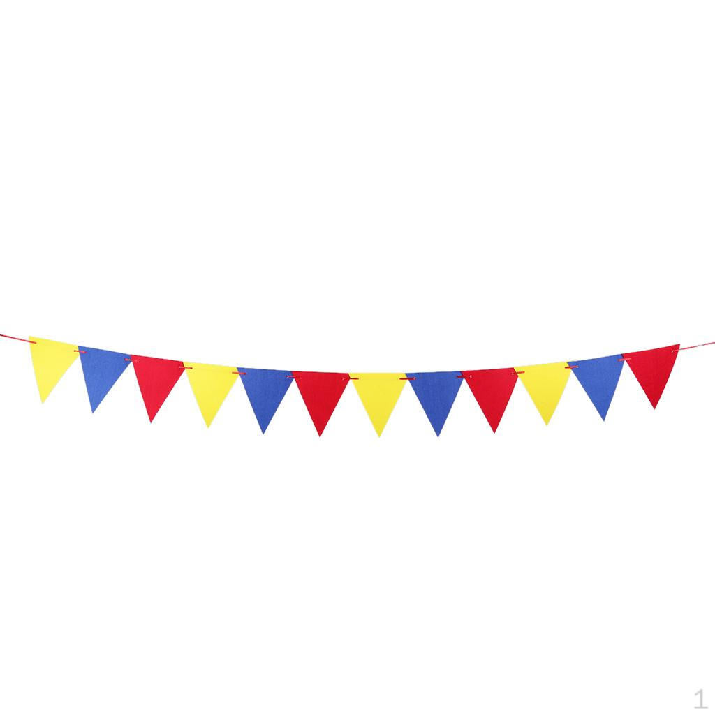 

8Styles Felt Banner Happy Birthday / s, Home Party Decorations Triangle Flags