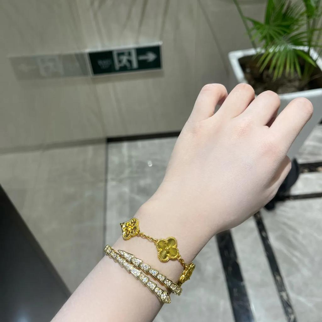 Zirkonia Slangengraat Armband Dames High-end Armband Nieuwe Trendy Mode Armband