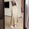 Fishtail Skirt Women's Summer New Thin Medium and Long Skirt A Word Chinese Hip Skirt