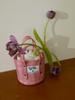 Double Quotes Muffin Mini Tote Bag Pink
