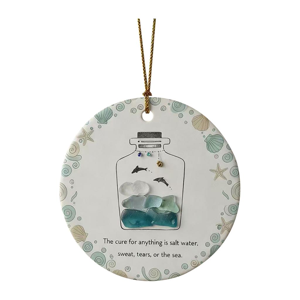2D Acrylic Christmas Tree Pendant, Christmas Interior Pendant