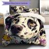 Dalmatian Pattern Bedding Home Decoration Birthday Gift (1 * duvet cover + 2 * pillowcase, without core)